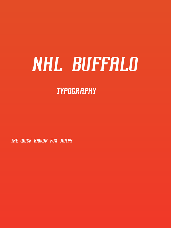 NHL Buffalo Poster
