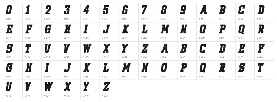 NHL Calgary Alternate Character Map