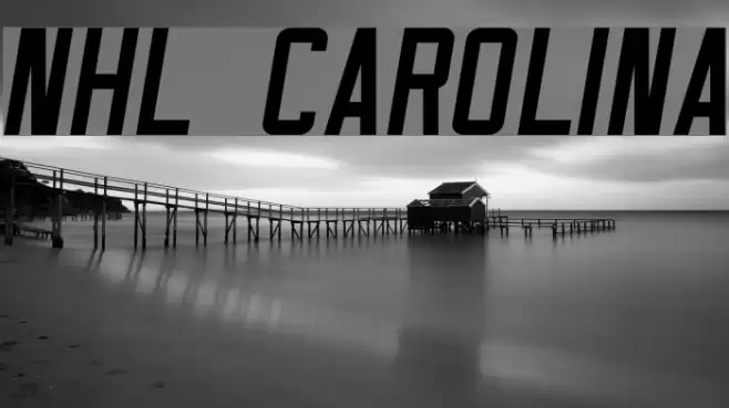 NHL Carolina Font examples