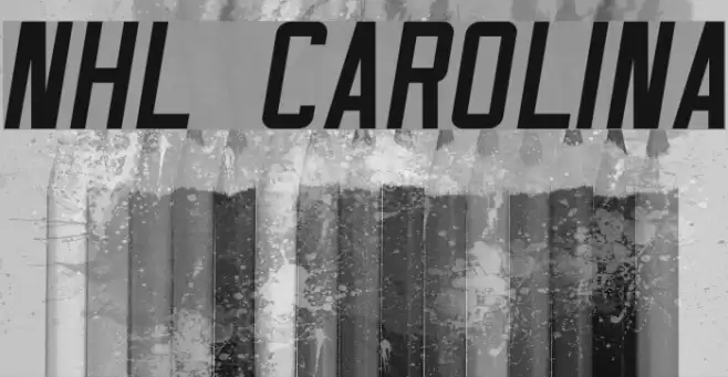 NHL Carolina Font examples