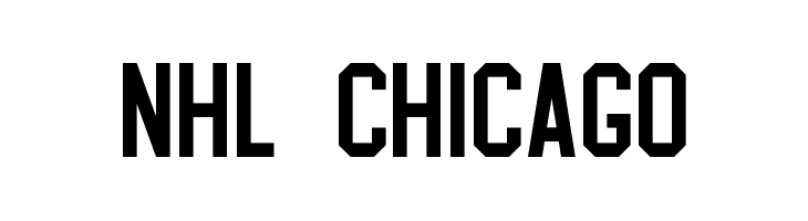 Chicago Hockey Font 