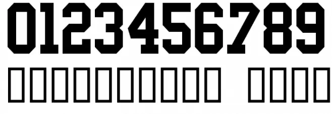 NHL Chicago Font OTHER CHARS