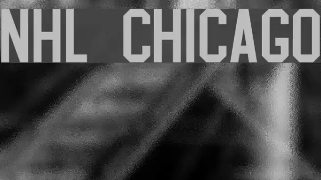 NHL Chicago Font examples