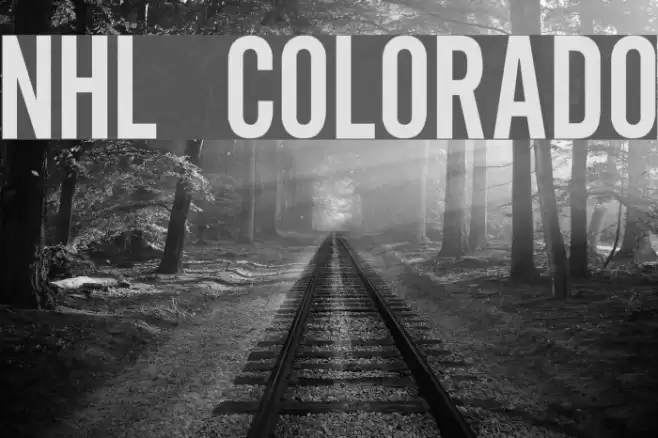 NHL Colorado Font examples