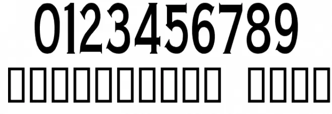 NHL Columbus Font OTHER CHARS