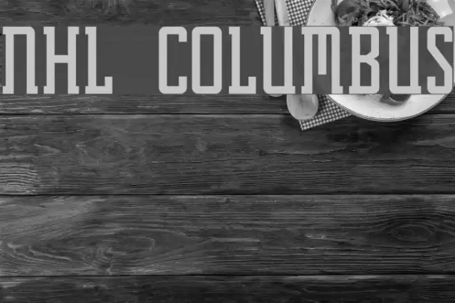 NHL Columbus Font examples