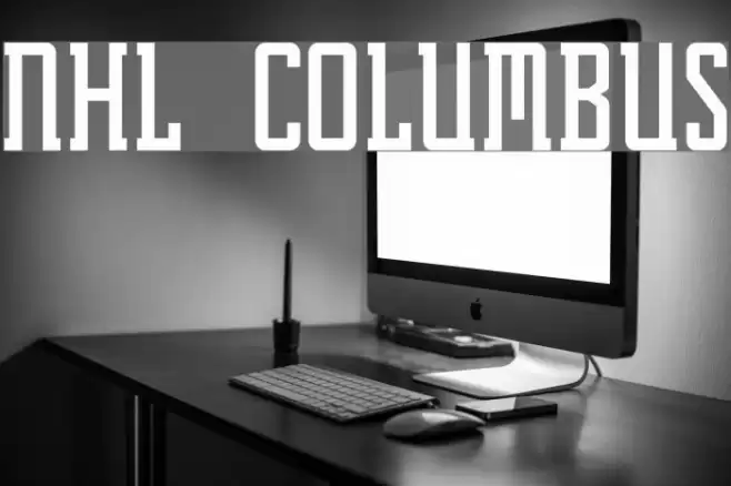 NHL Columbus Font examples