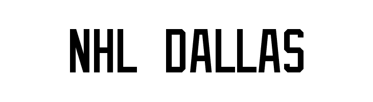 NHL Dallas Font - FFonts.net