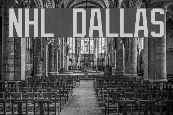 NHL Dallas Font examples