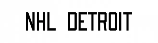 NHL Detroit  Fuentes Gratis Descargar