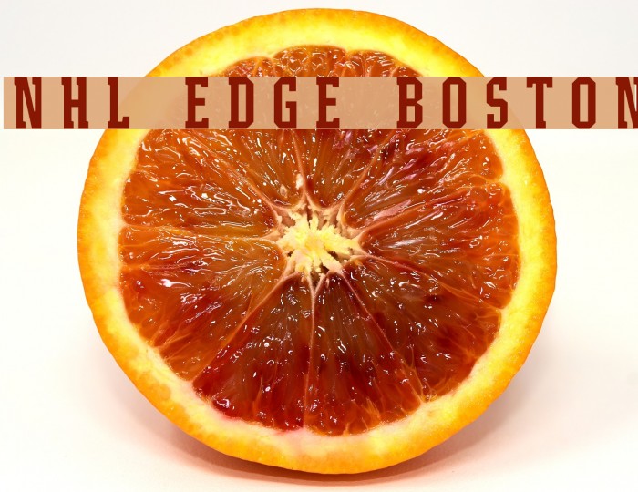 NHL Edge Boston Font examples