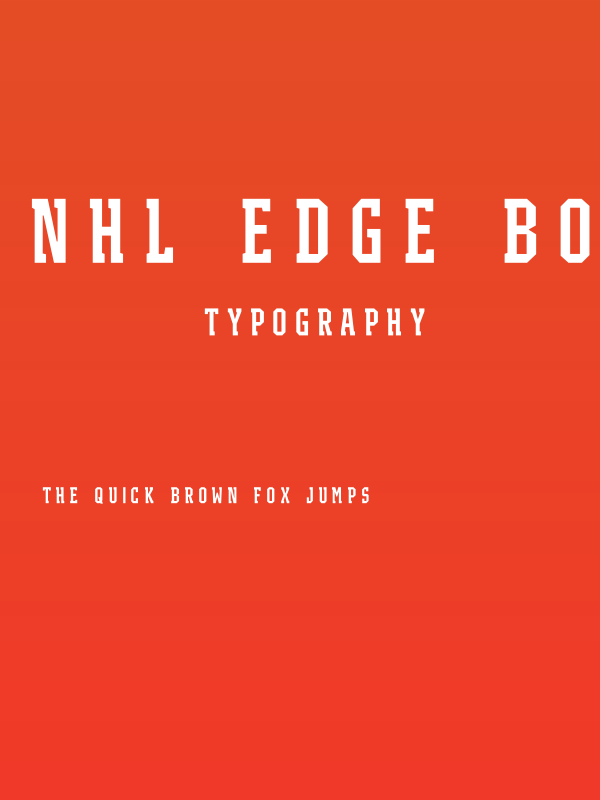 NHL Edge Boston Poster