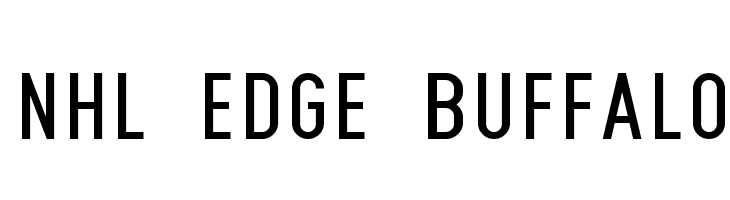 NHL Edge Buffalo Font