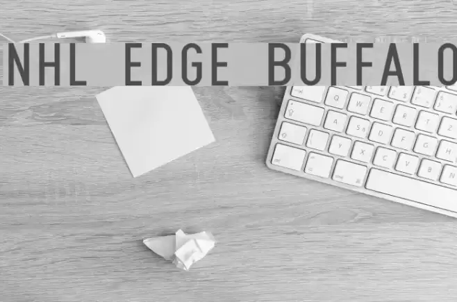 NHL Edge Buffalo Font examples