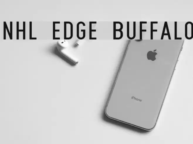 NHL Edge Buffalo Font examples