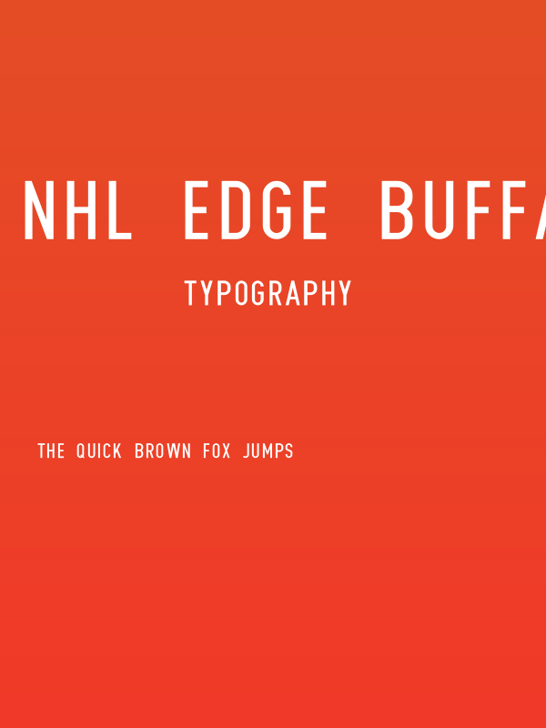 NHL Edge Buffalo Poster