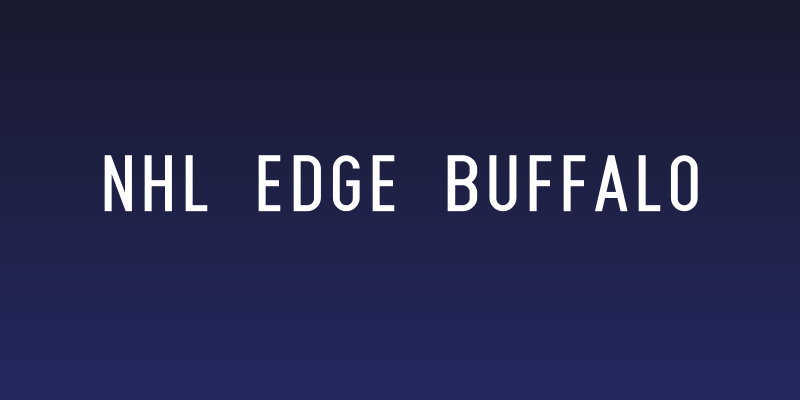 NHL Edge Buffalo Social Header