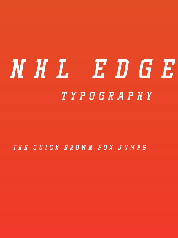 NHL Edge Calgary Poster