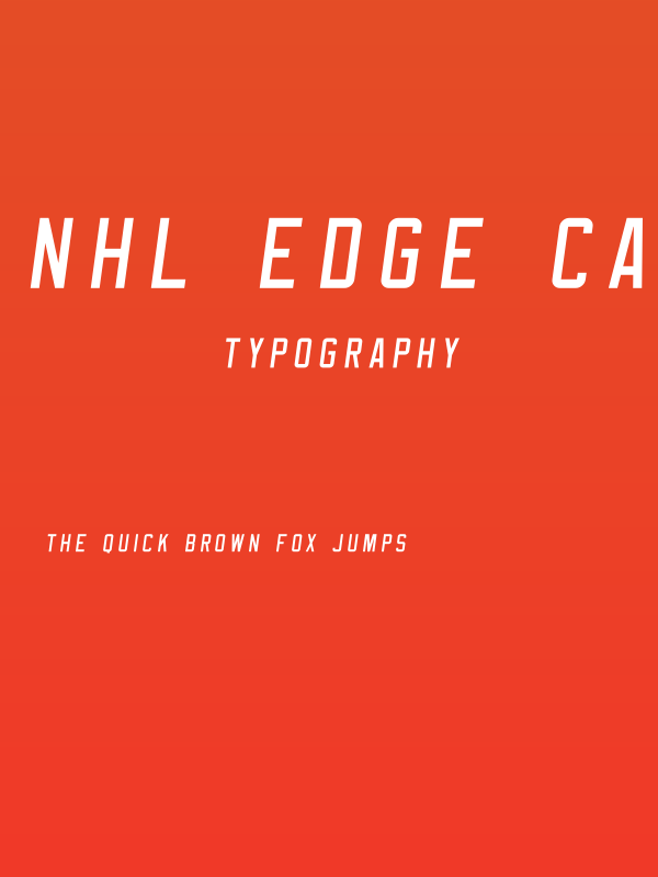 NHL Edge Carolina Poster