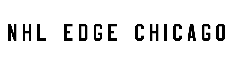 NHL Edge Chicago  免费字体下载