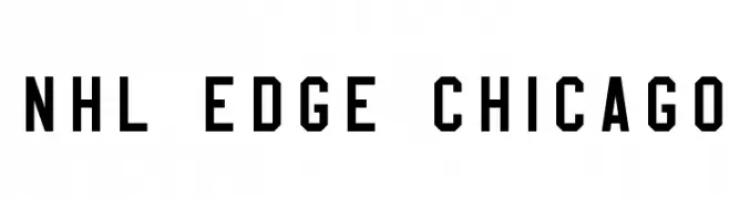 NHL Edge Chicago  नि: शुल्क फ़ॉन्ट्स डाउनलोड