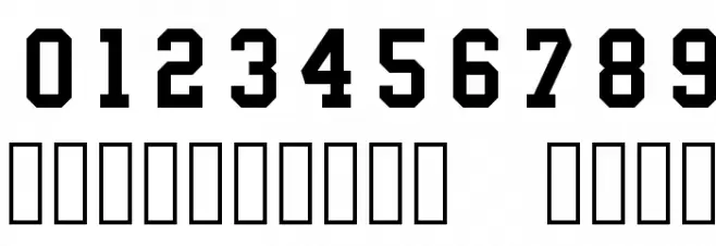 NHL Edge Chicago Font OTHER CHARS