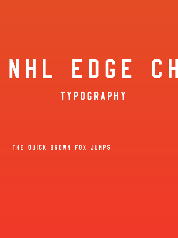 NHL Edge Chicago Poster