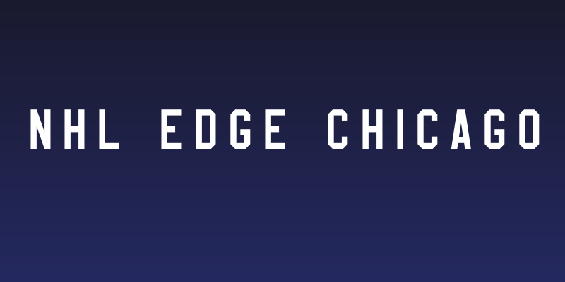 NHL Edge Chicago Social Header