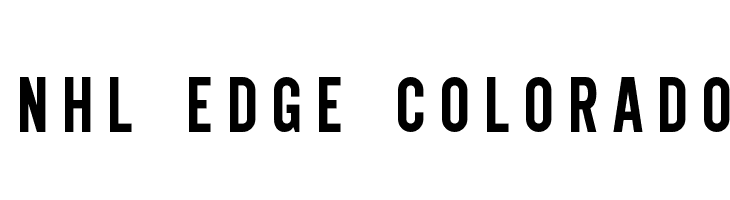 NHL Edge Colorado Font