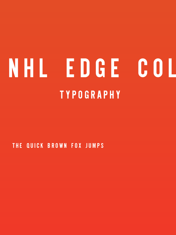 NHL Edge Colorado Poster
