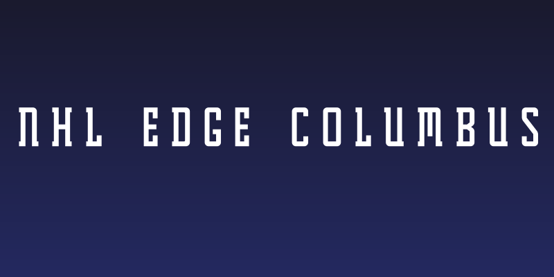 NHL Edge Columbus Social Header