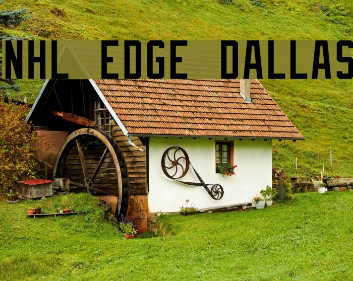 NHL Edge Dallas Font examples