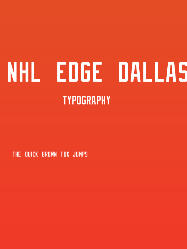 NHL Edge Dallas Poster