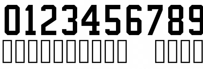 NHL Edge Edmonton Font OTHER CHARS