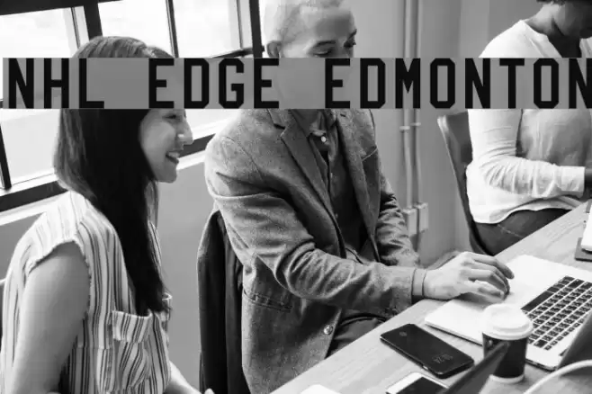 NHL Edge Edmonton Font examples