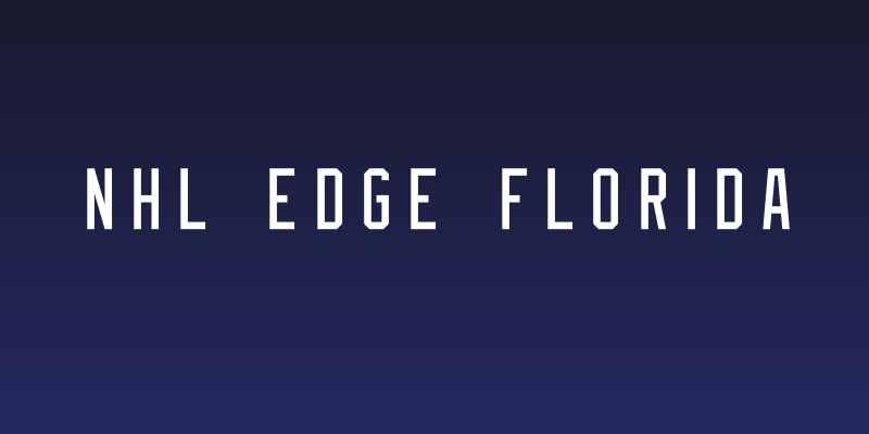 NHL Edge Florida Social Header
