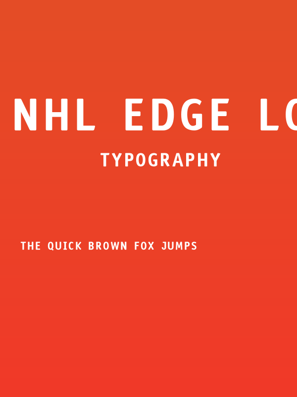 NHL Edge Los Angeles Poster