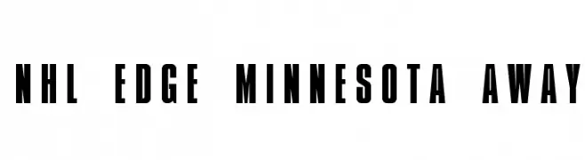 NHL Edge Minnesota Away  नि: शुल्क फ़ॉन्ट्स डाउनलोड