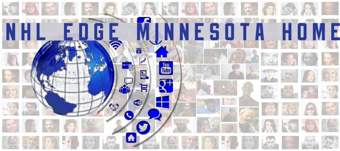 NHL Edge Minnesota Home Font examples
