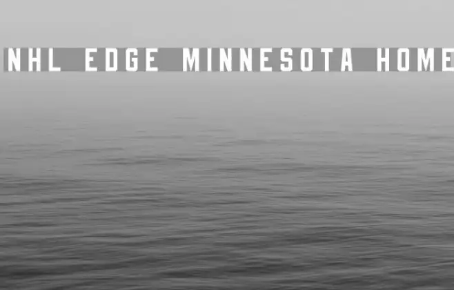 NHL Edge Minnesota Home Example 3