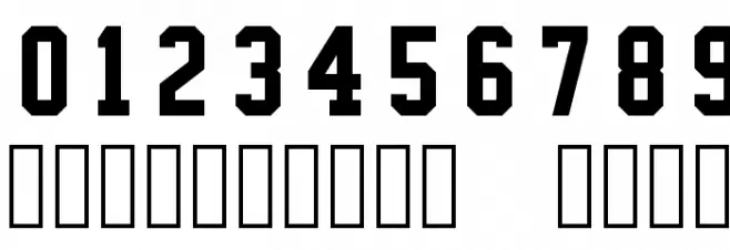 NHL Edge Montreal Font OTHER CHARS