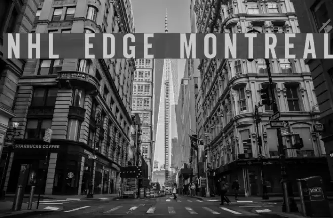 NHL Edge Montreal Font examples