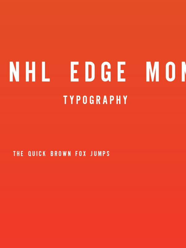 NHL Edge Montreal Poster