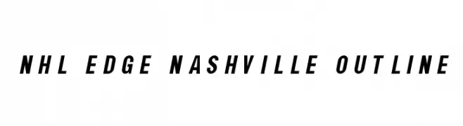 NHL Edge Nashville Outline  नि: शुल्क फ़ॉन्ट्स डाउनलोड