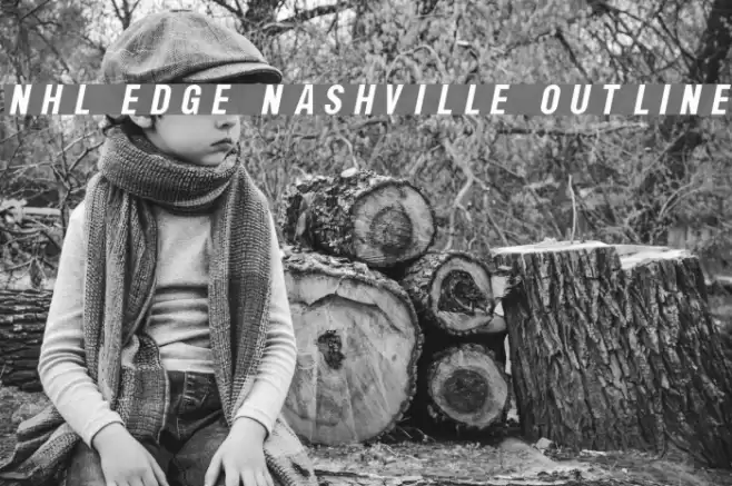 NHL Edge Nashville Outline Font examples