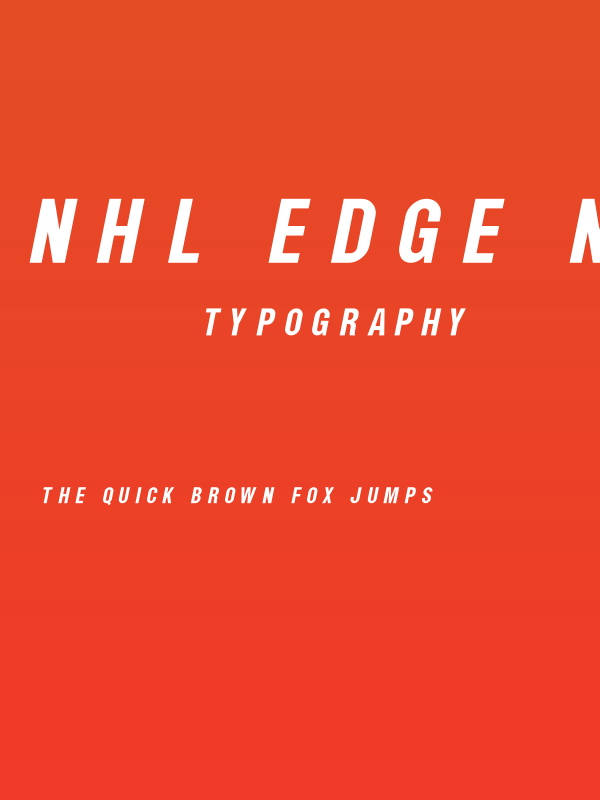 NHL Edge Nashville Outline Poster
