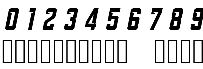 NHL Edge Nashville Font OTHER CHARS