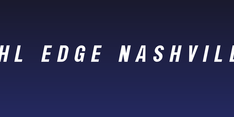 NHL Edge Nashville Social Header