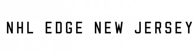 NHL Edge New Jersey  नि: शुल्क फ़ॉन्ट्स डाउनलोड