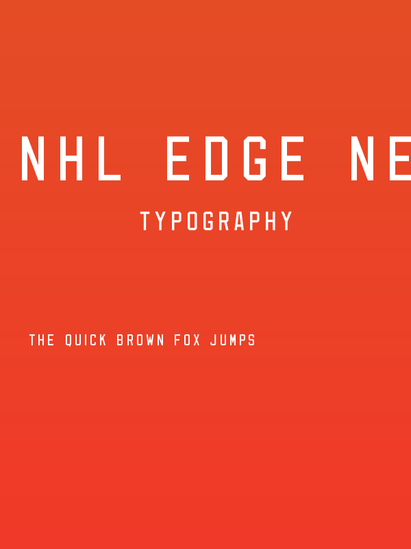 NHL Edge New Jersey Poster